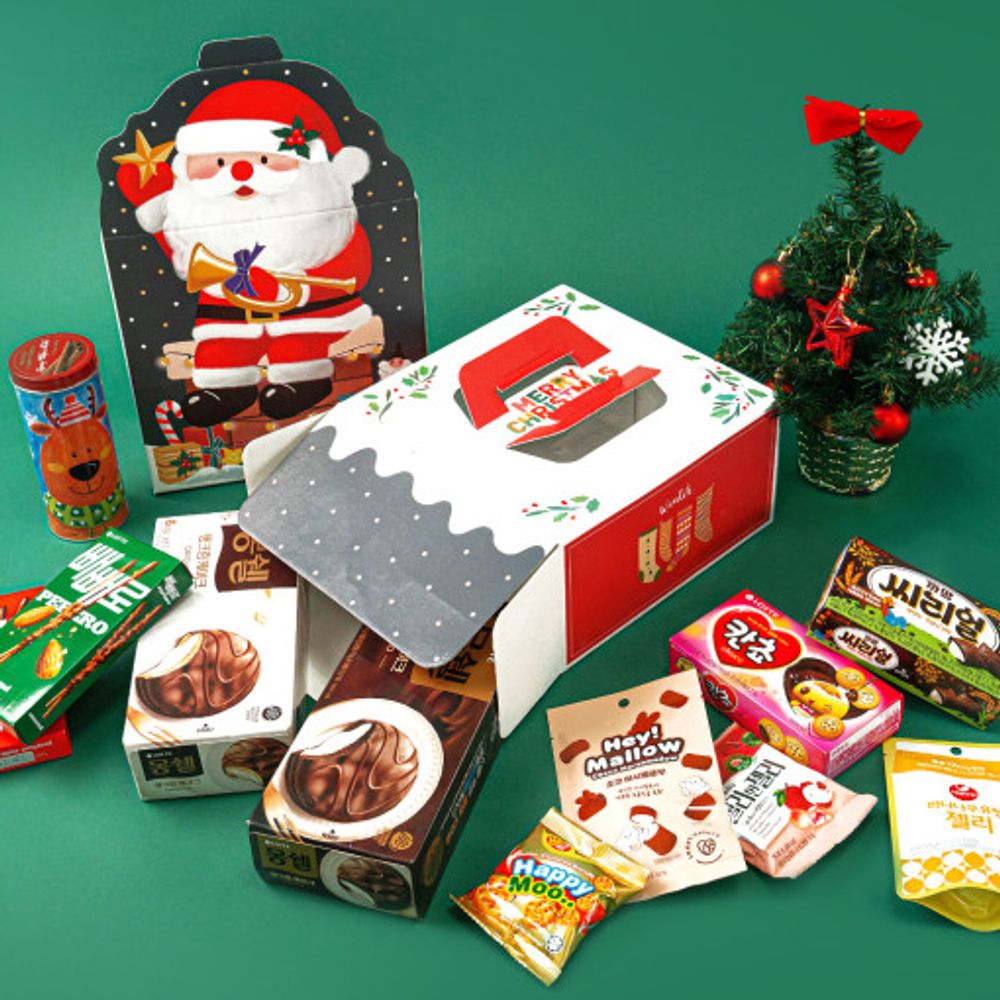 Christmas Cake Box Sweets Gift Set 11p_Christmas Party, Christmas Theme, Love and Gratitude, Christmas Gift_Made in Korea